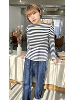 ムード タテマチ(mood tatemachi)&nbsp;ミルクベージュ/耳掛けボブ