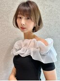 ふわっと揺れるショートボブが可愛い