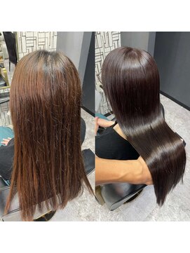 アローズ 久留米店(arose) 大人可愛い透明感立体感グレージュ×エアストレート