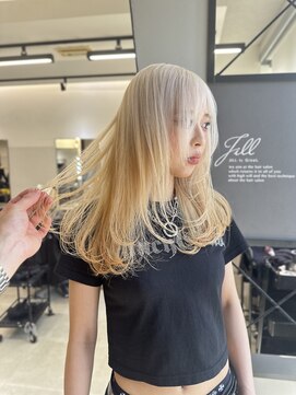 ジルバイジゼル(JILL by GiseL) K_ミルクティーベージュダブルカラーインナーカラーケアブリーチ