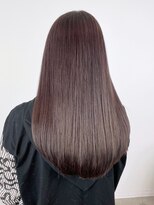 アルバム 新宿(ALBUM SHINJUKU)&nbsp;美髪くびレイヤーレイヤーロングカーキベージュ_ba501322