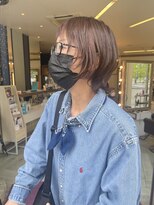 コワファースト 大分(COIFF1RST)&nbsp;ベージュカラーのショートボブ