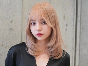 サンク 原宿 表参道(cinq)の写真/自由自在にアレンジができるダブルカラー・ブリーチカラーのデザインで、第一印象を華やかに仕上げます＊