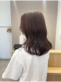 波巻きミディアム×ピンクベージュカラー土橋20