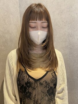 チル 福井駅前店(Chill) 福井駅前韓国レイヤーシャギーカットブリーチなしダブルカラー