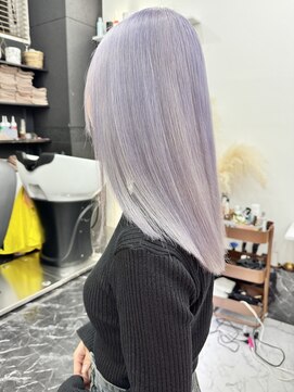 チュダック(ChuDuck) 韓国風《ペールパープル》ハイトーン/ケアブリーチ/ダブルカラー