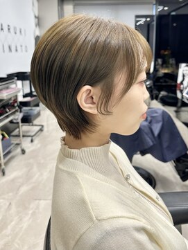 メモリーズ 表参道(Memories) 大人かわいい小顔ショートショートヘア30代40代50代白髪ぼかし