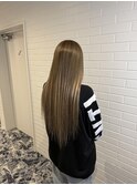 パールベージュ×グレー