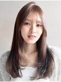 イメチェン外ハネボブ薄めバングサイドバングワイドバング