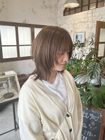 ディディ イック(didi ic)&nbsp;: ウルフカット×アッシュベージュ