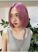 切りっぱなしボブ長めボブナチュラルボブ結べるボブ前下がりボブ