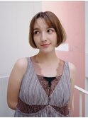 【ショートボブ/阿部達哉】ミニボブ/内巻きボブ/大人ボブ