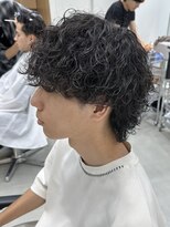 フィフス 天神大名(fifth) 天神波巻きプードルパーマハードスパイラルマッシュメンズ強め