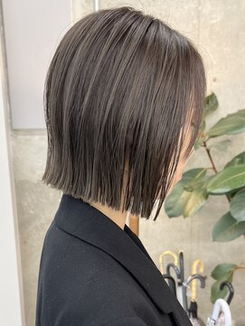 ノード(NODE) 栄タッセルボブ透明感ハイライト