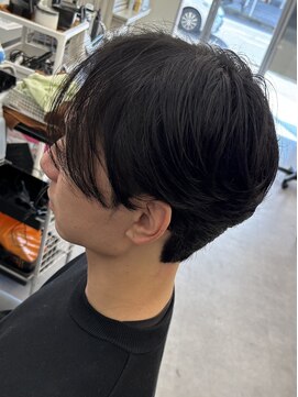 エクファフォーメン(EX-FA FOR MEN) MEN’S HAIR/ブルーブラック/フェザーパーマ/瀬田