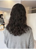 ロングパーマ