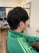 サロン モーリー(salon morley) メンズカット+ケアカラー+眉毛カット+5stepトリートメント