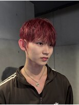 レオニード 表参道(LEONID) ブリーチなしワインレッド