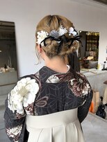 シャルムバイサラ(charme by sarah)&nbsp;ツインお団子/ヘアセット/卒業式