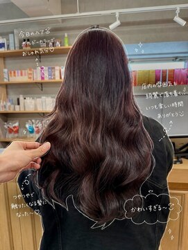 ヘアースペースブルーム プリュス 石橋店(HAIR SPACE BLOOM plus) 石橋阪大前/ハイライトカラー/ボルドーカラー/髪質改善パーマ