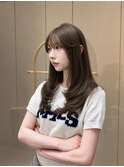【盛れる大人上品ハッシュカット×ミントベージュ】