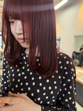 ヌル ヘア デザイン(nullus hair desigh) 【nullus】レイヤーカット×テラコッタカラー×リプターTr