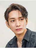シースルーマッシュフェザーパーマラウンドマッシュ韓国マッシュ