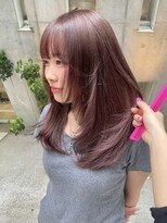 アンドケー 那覇おもろまち店(and K) 透明感シアーブラウン/レイヤーカット/艶髪