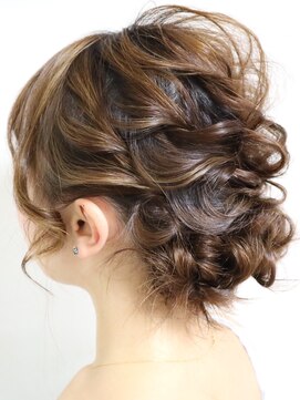 アフラワーヘア(a FLower HAIR) ふんわり編み込み☆アップ