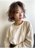 レイヤーボブパーマ