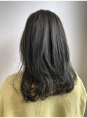 Lien☆ハイライトカラー×マッドグレージュ×毛先ワンカール