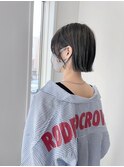 ぱつっと外ハネグレージュAラインボブ【髪質改善】