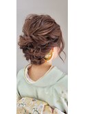 めでたい日のヘアーアレンジ