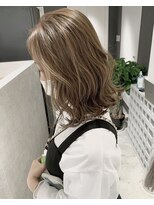 アークヘアービヨンド 柳津店(Arc hair BEYOND) ナチュラルハイライト　ミルクティー
