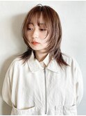 ウルフレイヤー_外ハネボブセクションカラー_79246
