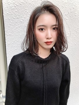 ユー(juu.) 《juu.》ash brown×韓国bob