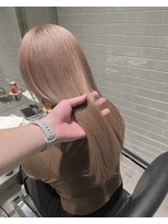 シェリ ヘアデザイン(CHERIE hair design) ●ピンク味のベージュ