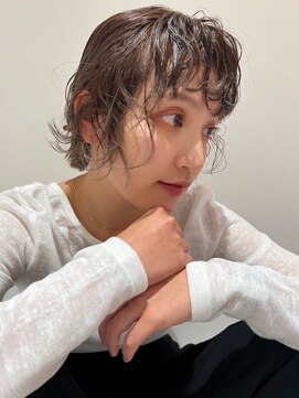 メルト 西梅田店(melt) #バングパーマ #くりくり #顔周り