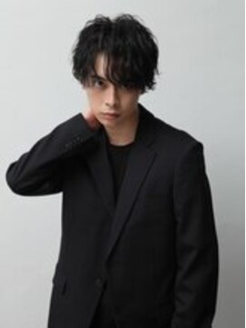 ヘアーカッティングガーデン ジャック モアザン 松山店 メンズパーマ/前下がり/刈り上げ ［松山市駅/白髪ぼかし］