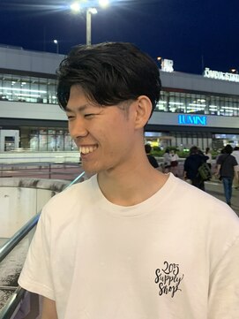 ラボヌールヘアーパルフェ 大宮西口店(La Bonheur hair parfait) メンズワンカールパーマ　【parfait 松梨】