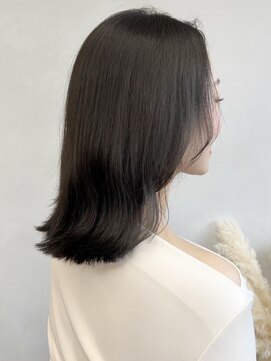 ミュラ(mulah) 暗髪透明感カラーアッシュグレー＊ブリーチなしダークカラー