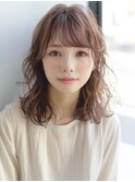 ★暗めカラーグランマッシュフェイスフレーミングデザインカラー
