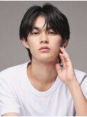 ナチュラル毛流れセンターパート