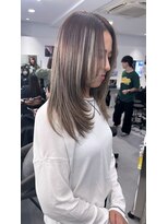 キング 高槻(K!ng)&nbsp;縮毛矯正髪質改善ハイライトレイヤーカット高槻美容室エクステ