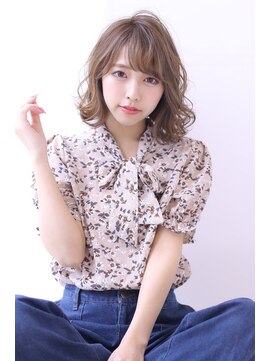 オーロ 千里山店(ORO) 20代30代40代50代ボブルフネビージュ小顔ワンレンショート