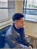 ツーブロックスキンフェードパーマ