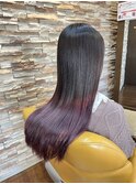 美髪ストレート艶髪髪質改善エンドカラーグラデーションカラー