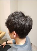メンズカット&ナチュラルパーマ