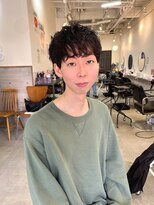 ラック 津田沼(LUCK)&nbsp;メンズパーマダブルカラーインナーカラーケアブリーチ