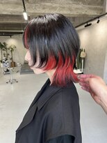 トーキョー オタクヘアー(TOKYO OTAKU HAIR)&nbsp;ウルフ×インナーレッドカラー